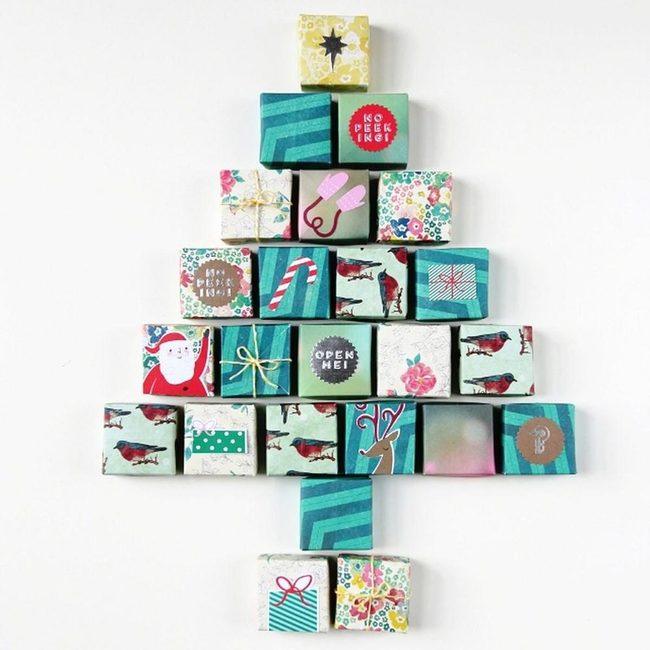Stacked Gift Boxes In Primary Colors