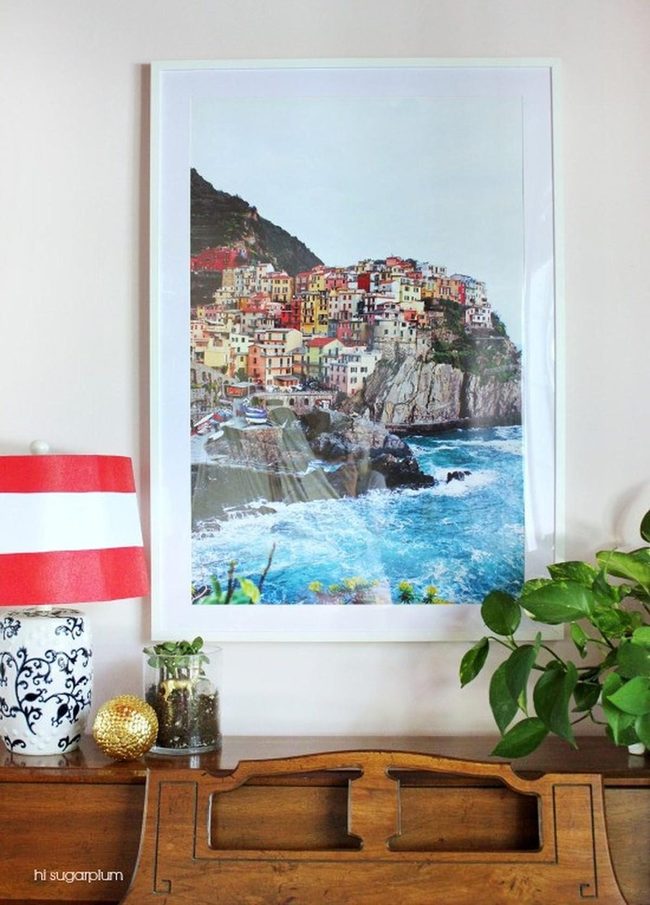 Coastal Houses Above Wooden Warmth