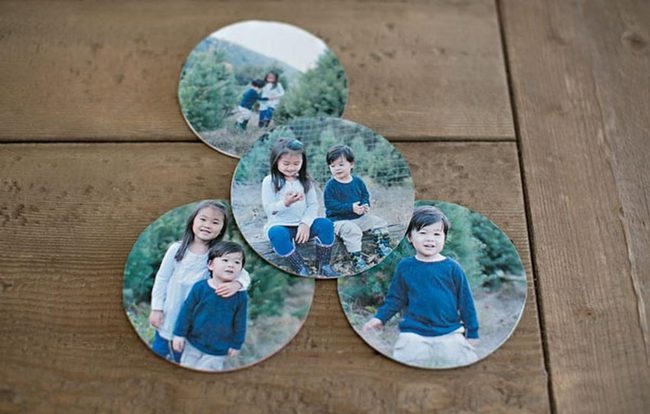 Family Moments On Wood