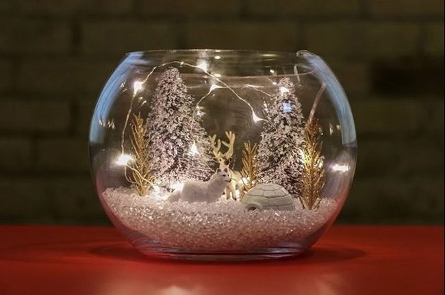 Miniature Glass Winter Landscapes