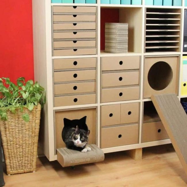 Cardboard Kallax Inserts For Custom Organization