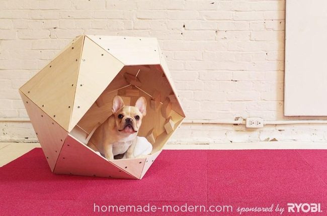 Red And Wood Pet Retreats