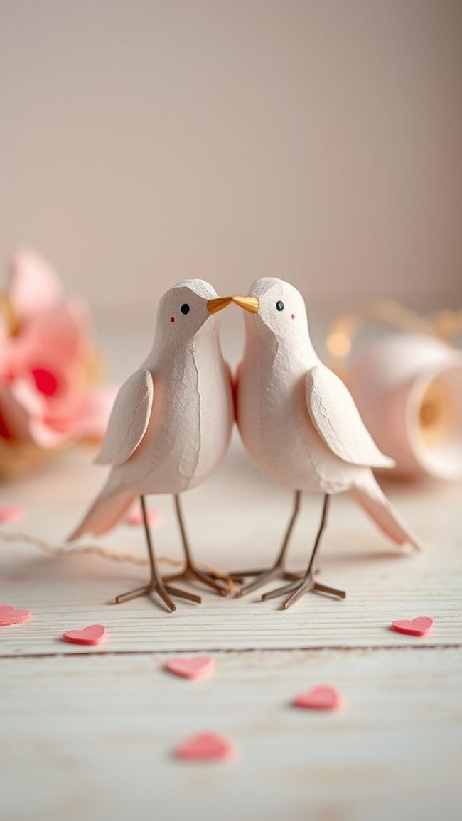 Newspaper Strip Love Birds