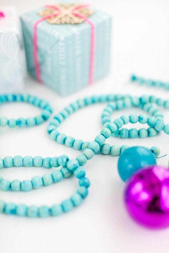 Purple Turquoise Pastel Ornaments