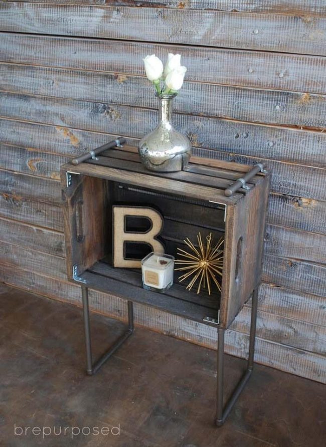Black Legs, Wooden Crate Storage