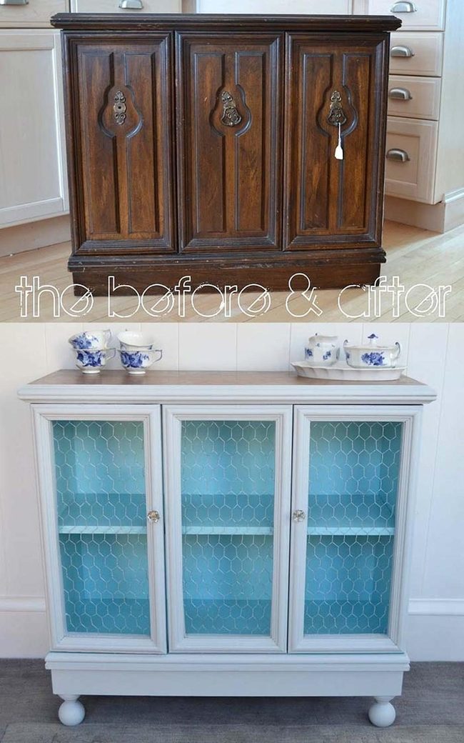 Painted Cabinet Modern Refresh