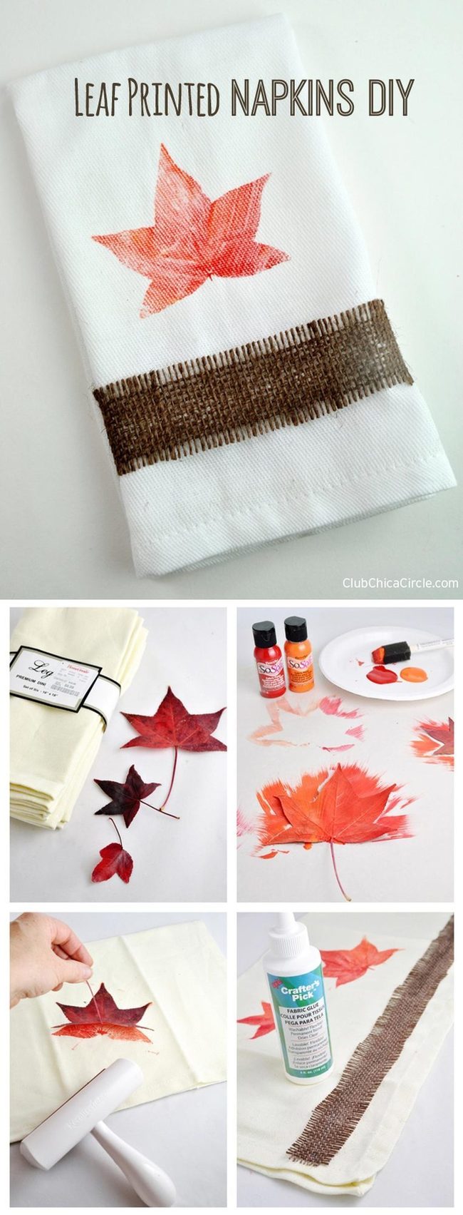 Autumn Leaf Printed Napkins