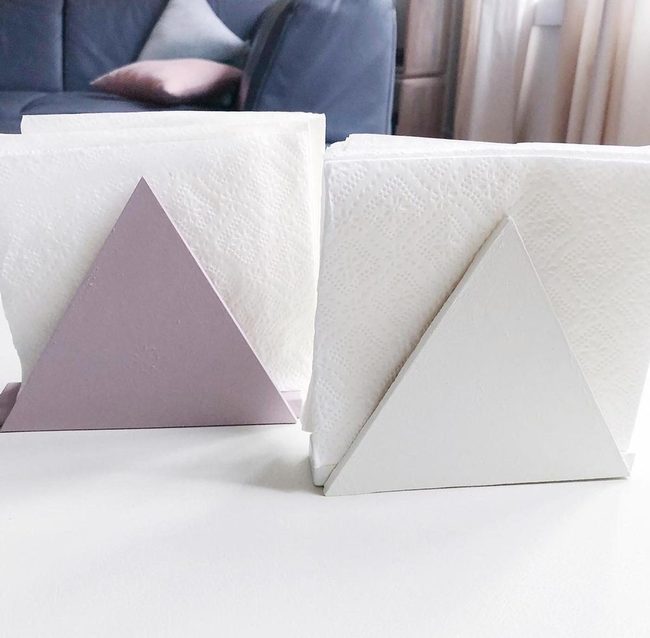 Lavender Napkin Holders, Serene Table