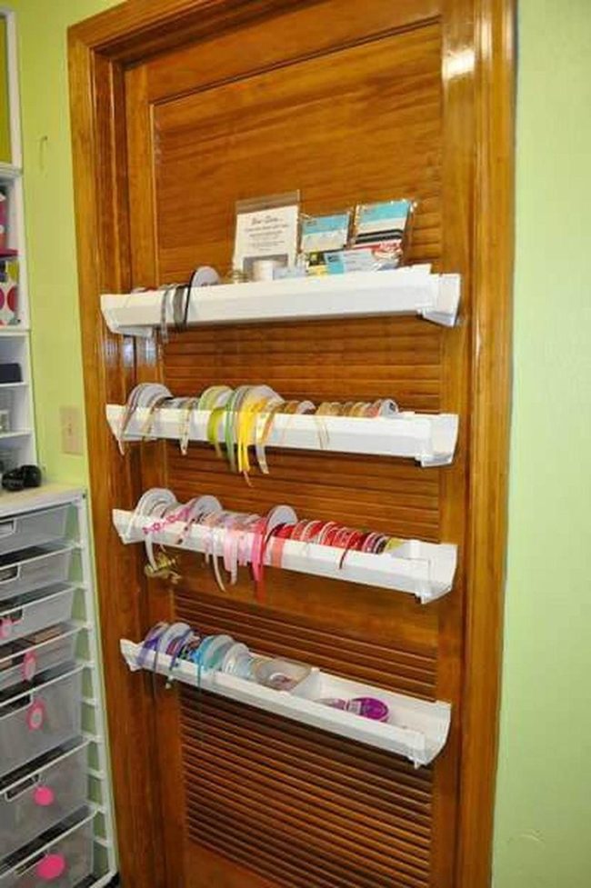 Rainbow Ribbon Door Storage