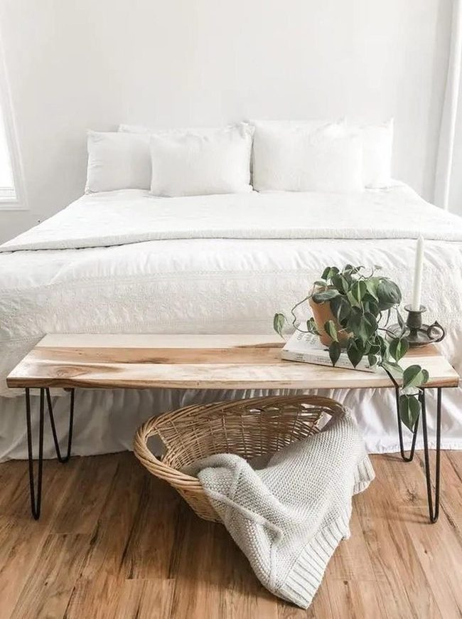 Sunlit White And Natural Wood