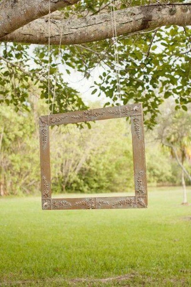 Wooden Frame Garden Gathering