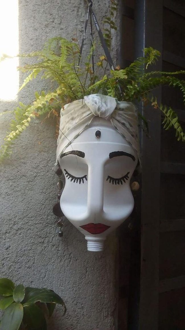 Recycled Face Planter With Personality