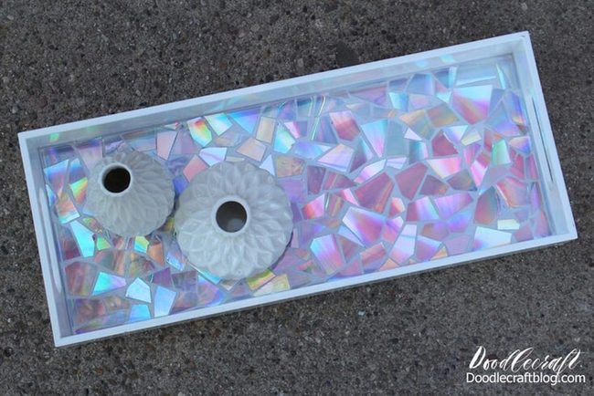 Rainbow Dvd Resin Tray
