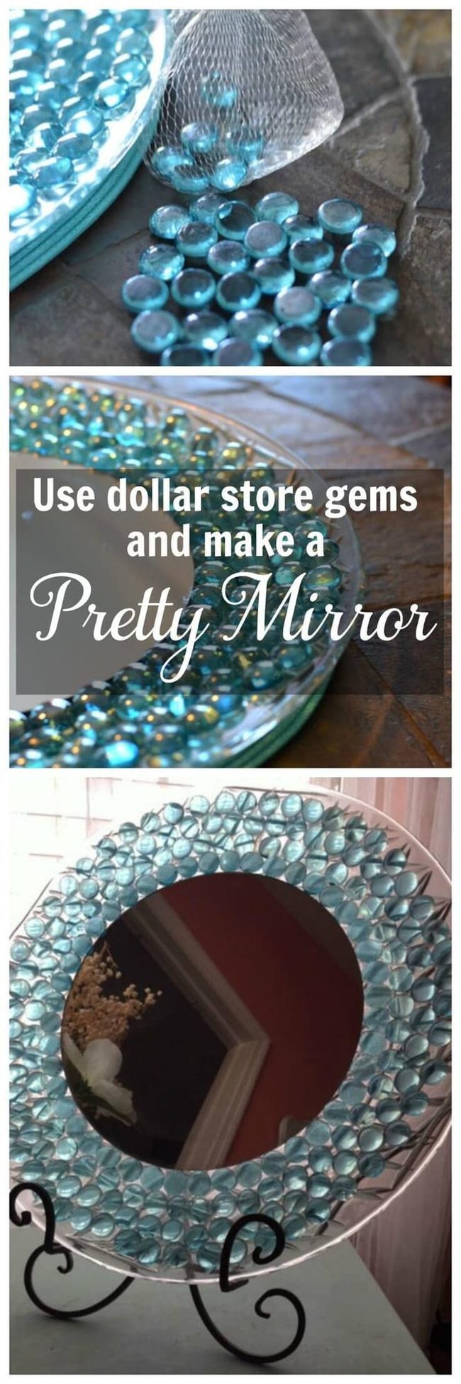 Recycled Bottle Glass Mirror