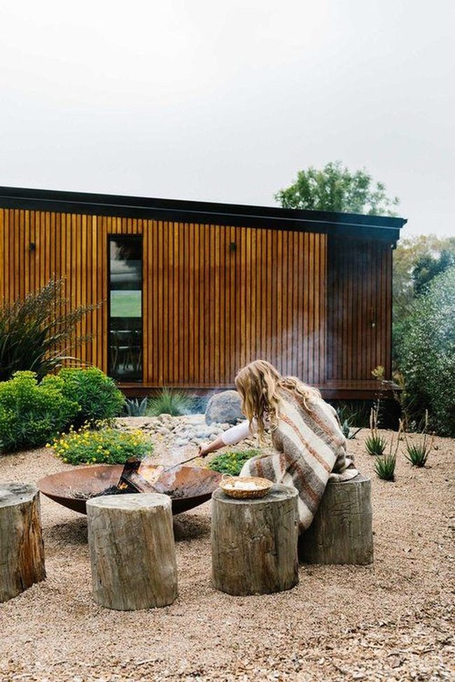 Fireside Log Circle