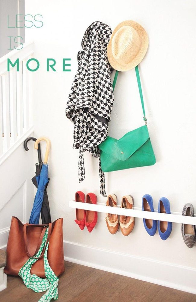 Wooden Shoe Wall Display