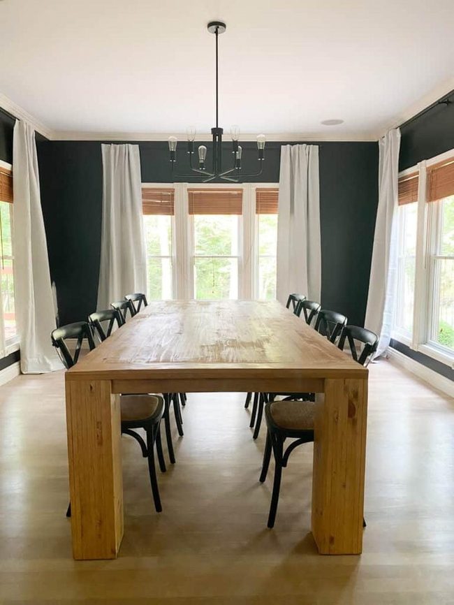 Custom Wood Dining Centerpiece