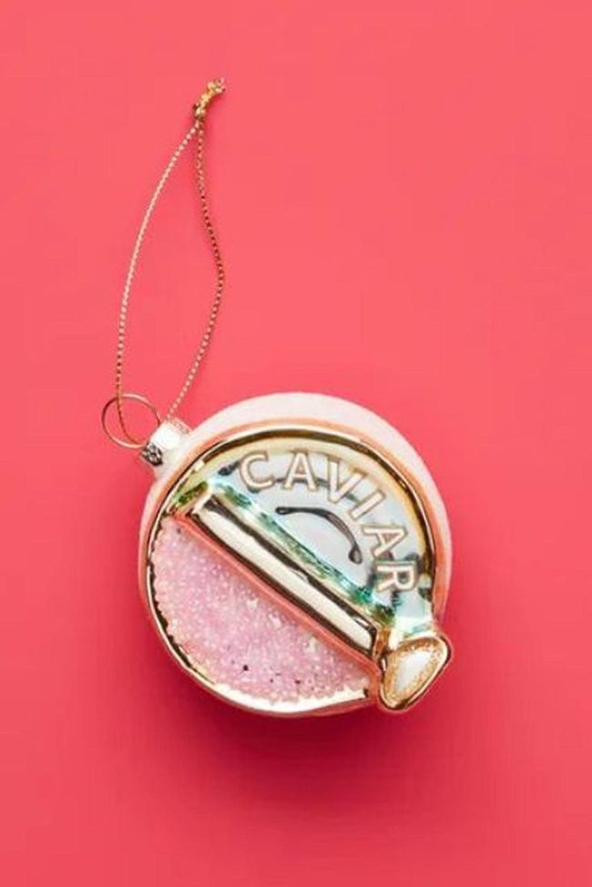 Pink Caviar Tin Ornament