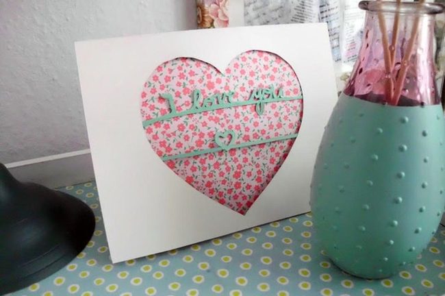 Pink Hearts And Pastel Cards