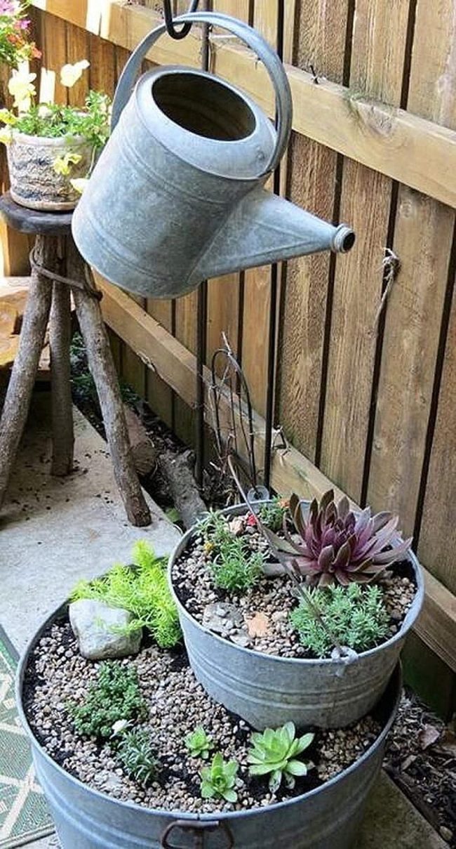 Tiered Metal Succulent Tower