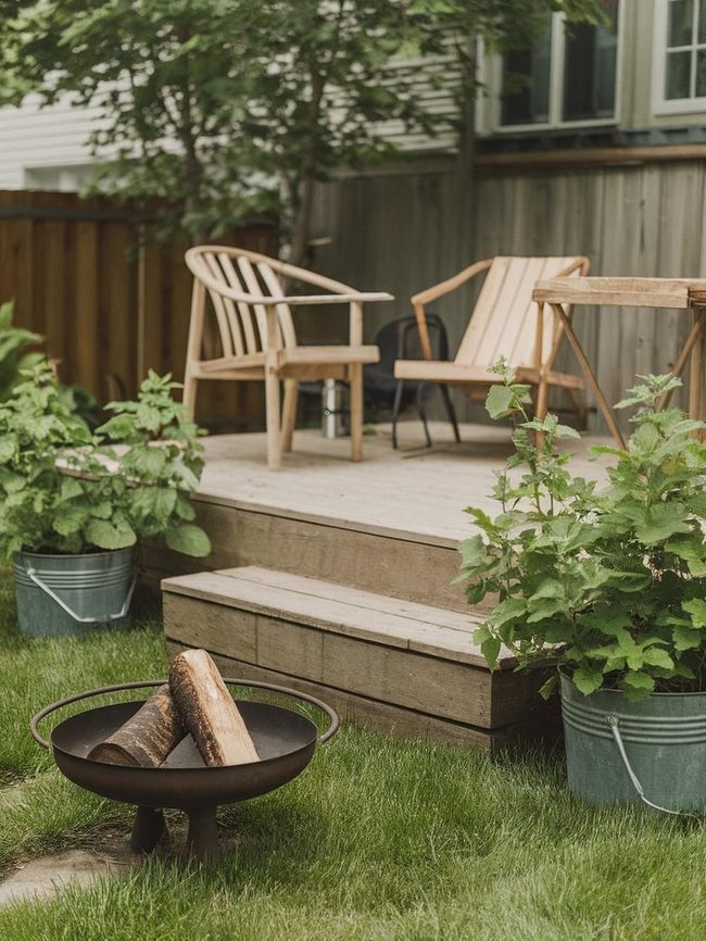 Salvaged Brick Ground Pattern