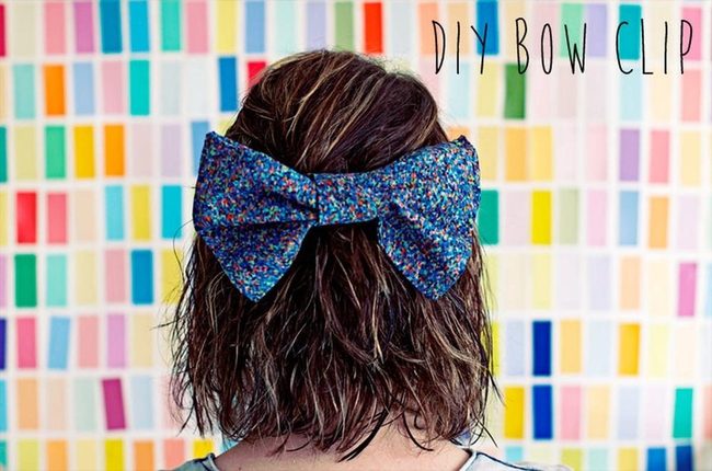 Sparkling Blue Bow Statement