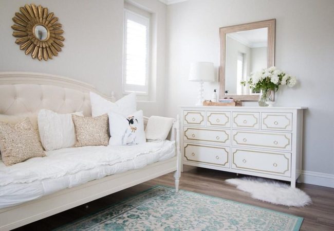 Gold Metallic Dresser Refresh