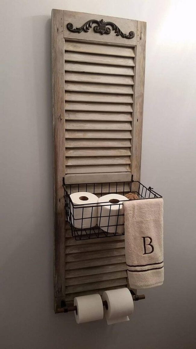 Weathered Wood Storage Baskets