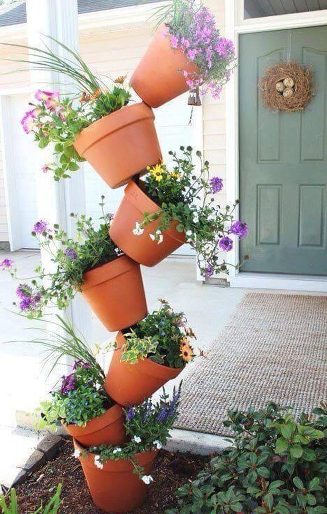 Terracotta Tower Blooms