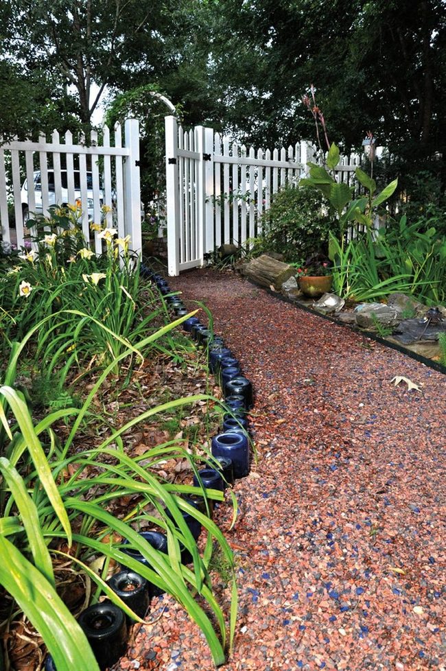 Luminous Glass Garden Border