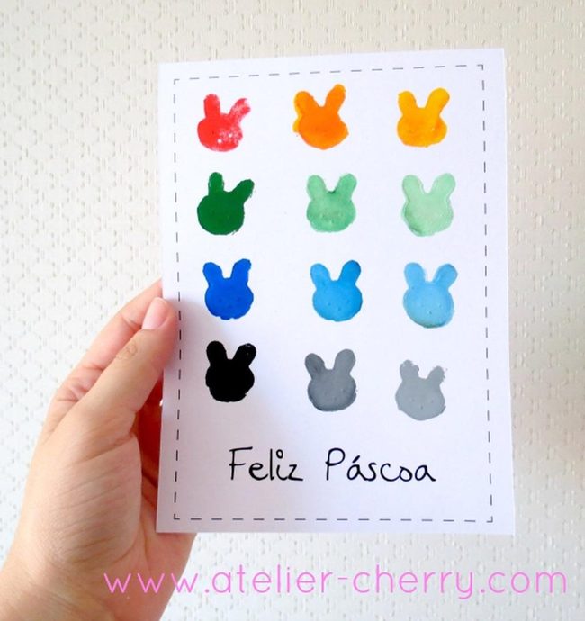 Colorful Rabbits, Handwritten Spring