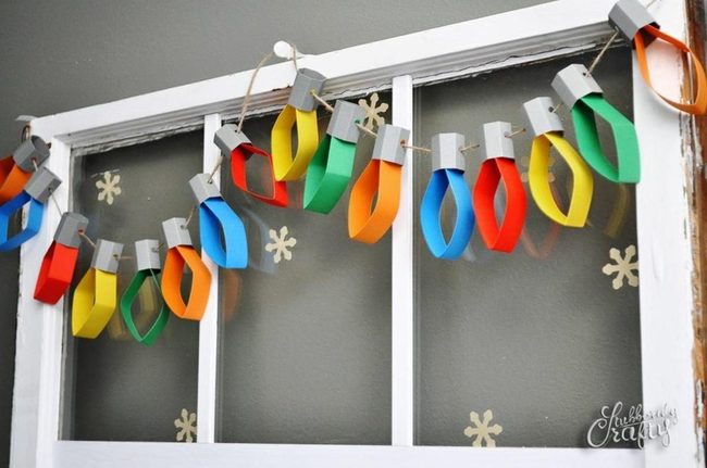 Colorful Paper Loop Garland