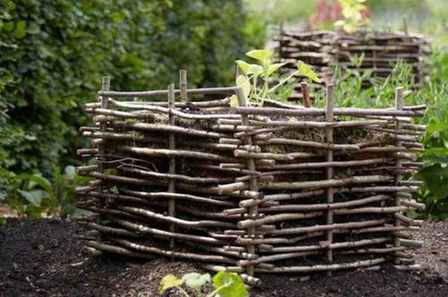 Natural Wood Seedling Planters