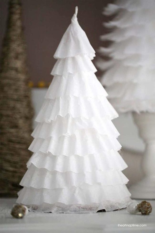 Coffee Filter Christmas Tree