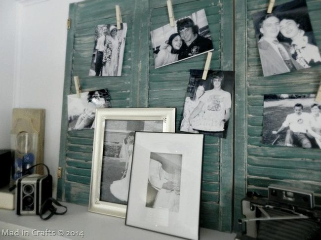 Faded Green Shutters, Monochrome Memories