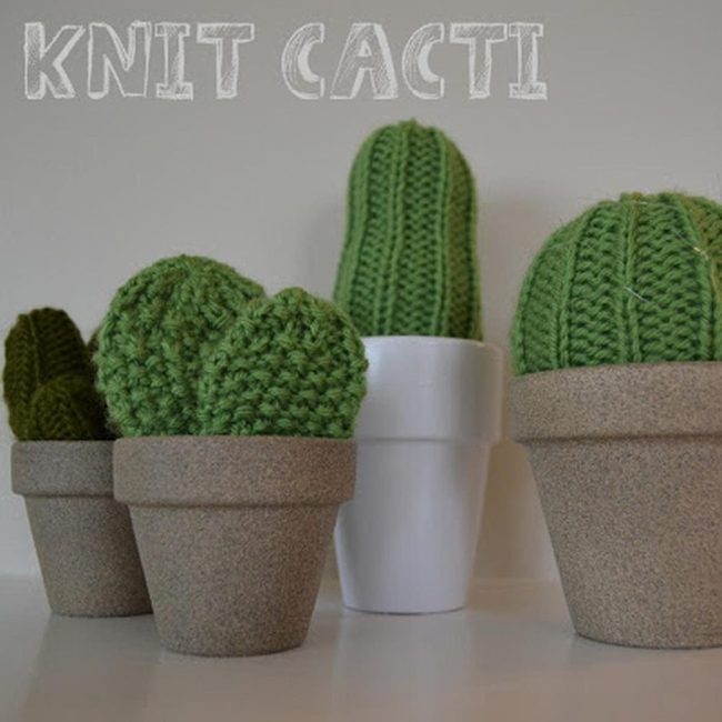 Green Yarn Cacti Collection