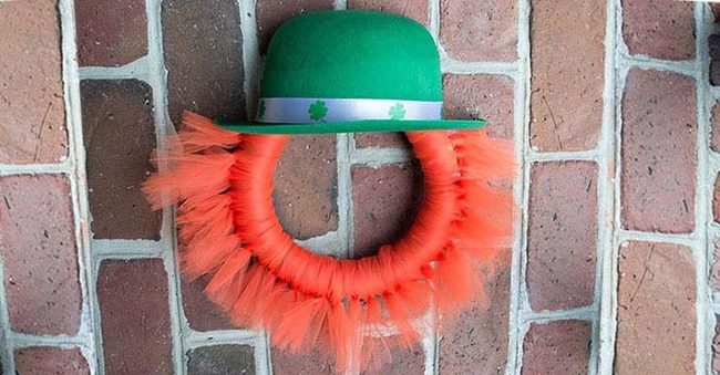 Orange Mesh Leprechaun Beard