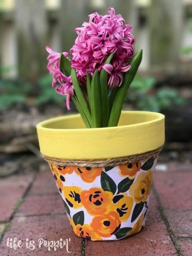 Multicolor Painted Garden Pots