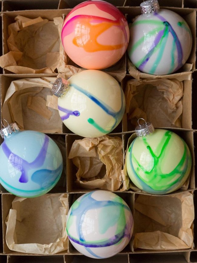Colorful Glass Spheres Handmade