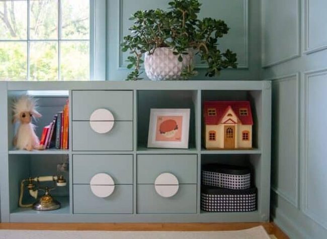 Pastel Kallax With Curved Handles