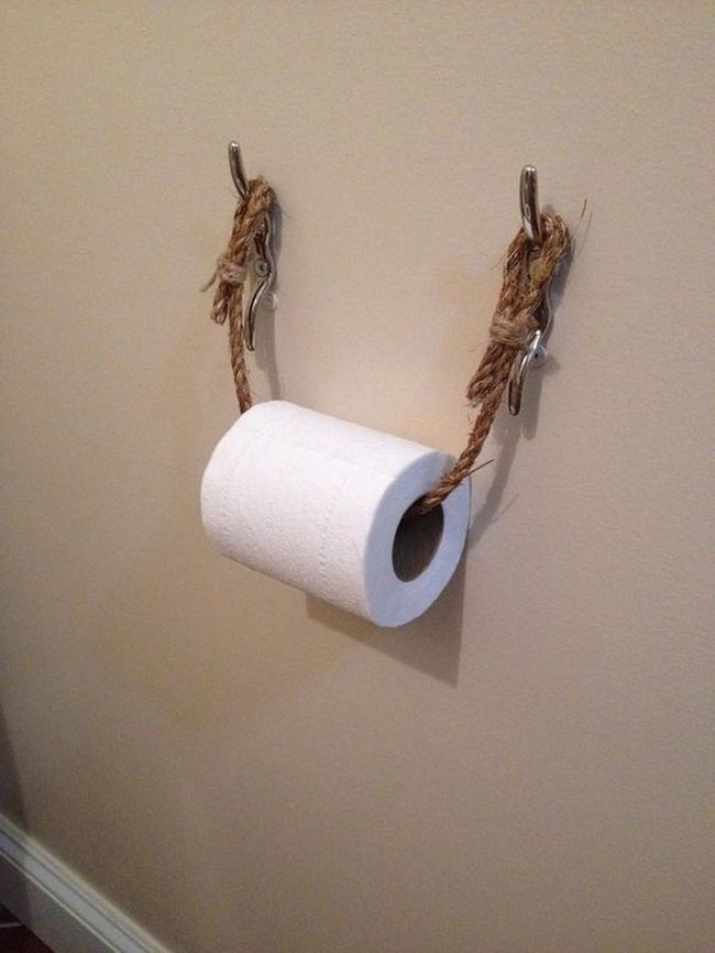 Natural Rope Bathroom Organizer