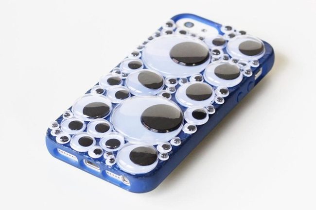 Blue Googly Eye Phone Case