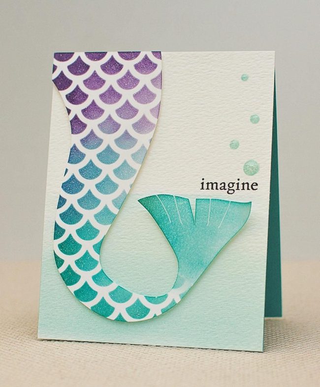 Shimmering Purple Mermaid Scales