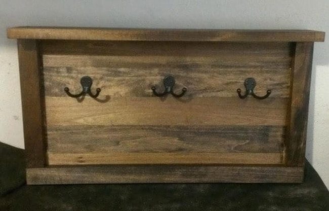 Brown Wood Wall Hooks