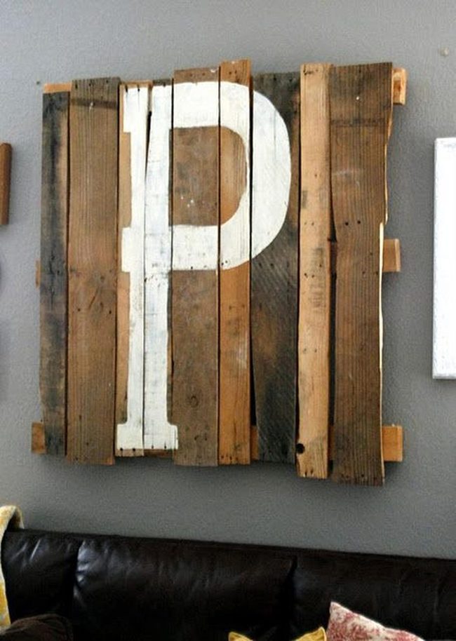 Weathered Wood Statement Letters
