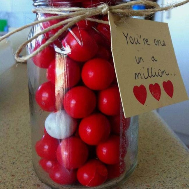 White Candy Among Red