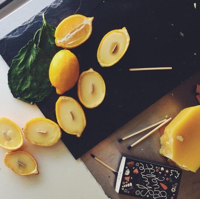 Bright Lemons On Slate