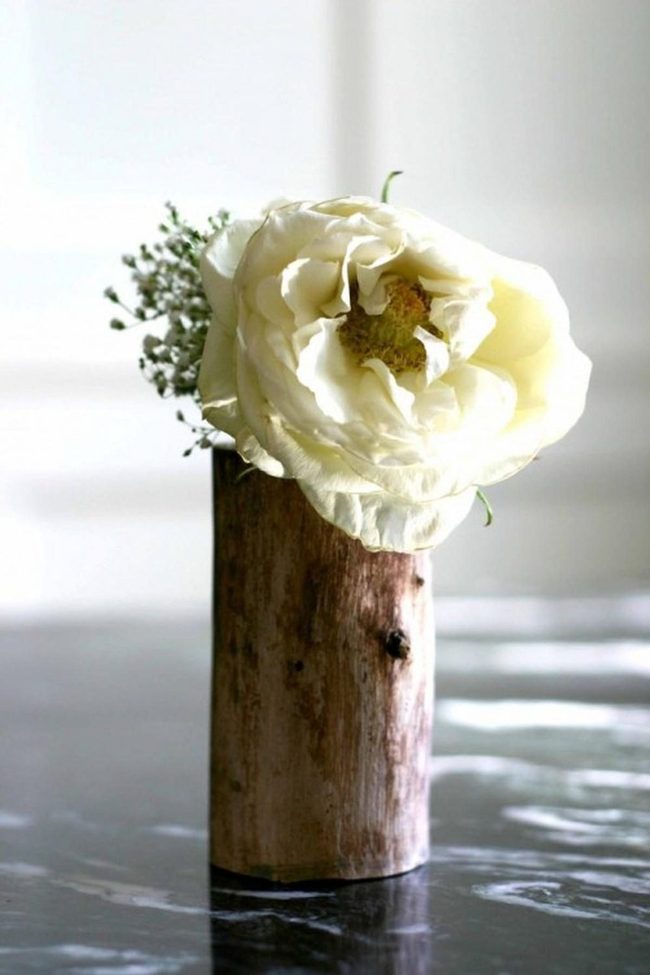 White Petals, Wooden Branch
