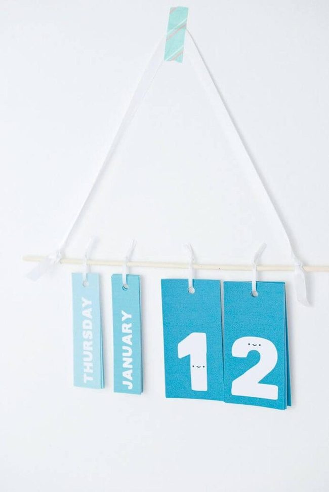 Blue Tag Calendar Organizer