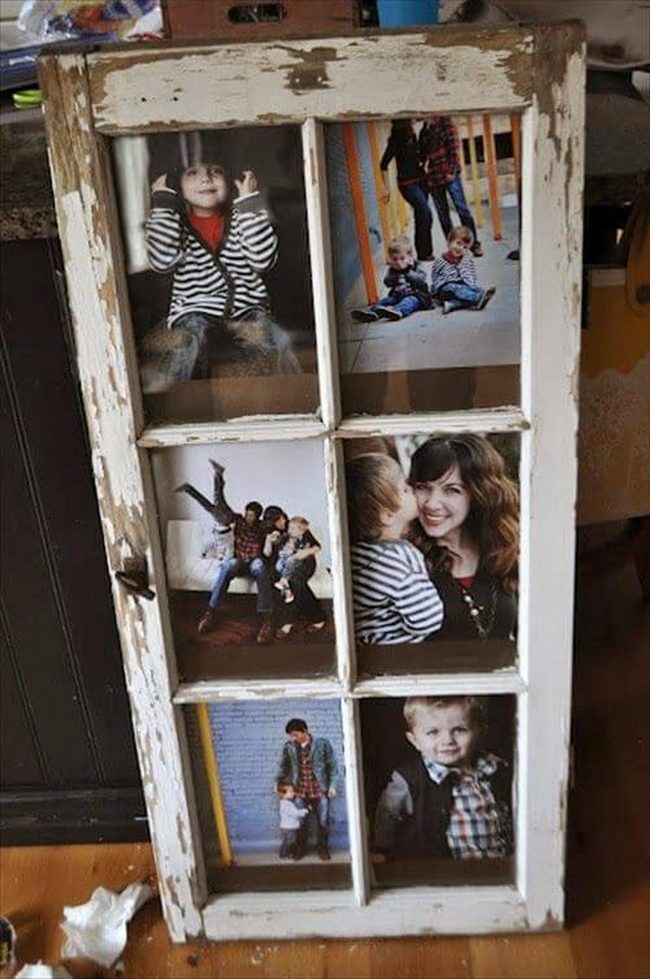 Weathered Window Memory Display